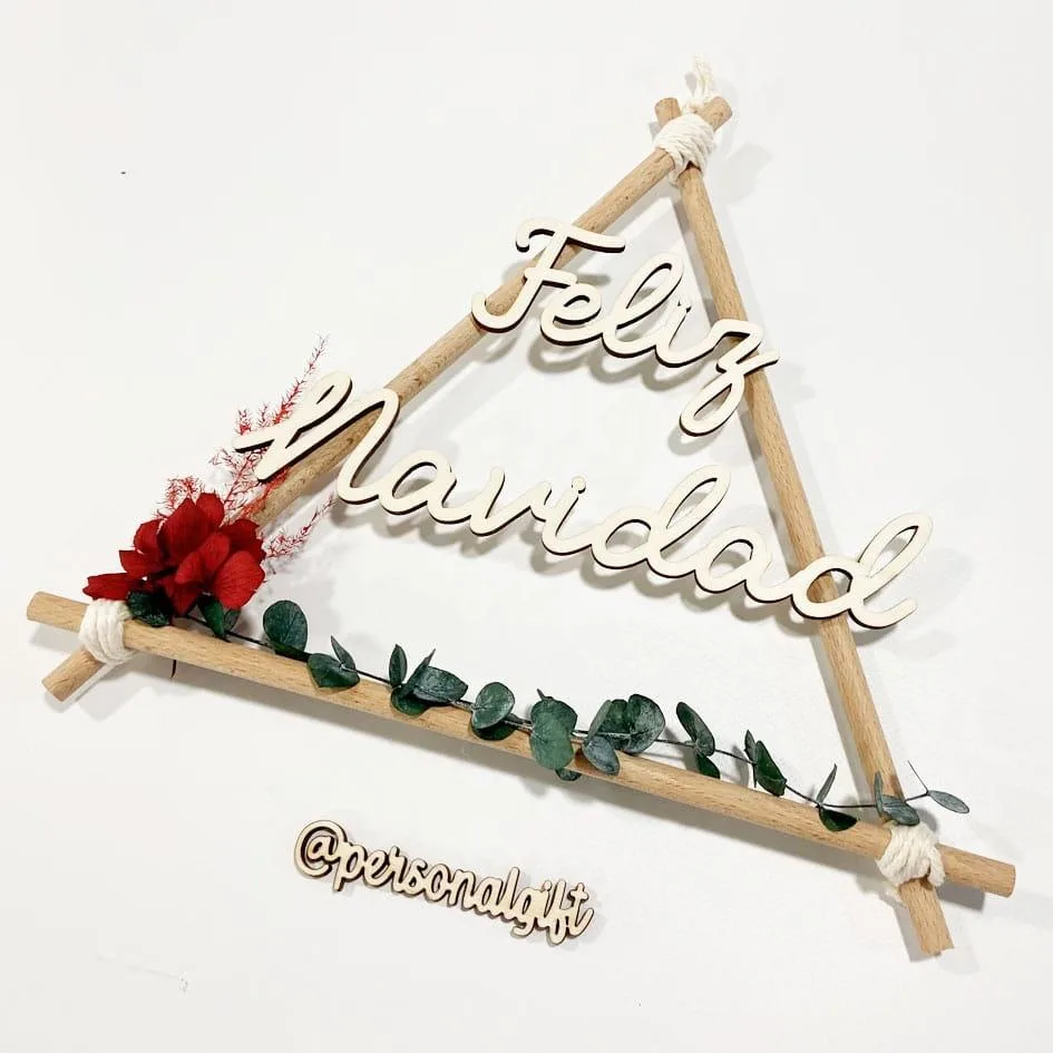 Adorno Navideño para puerta personalizado. Personal Gift Ávila
