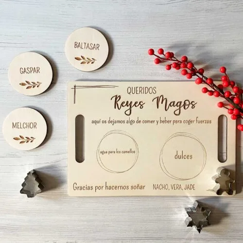 Bandeja Reyes Magos personalizada