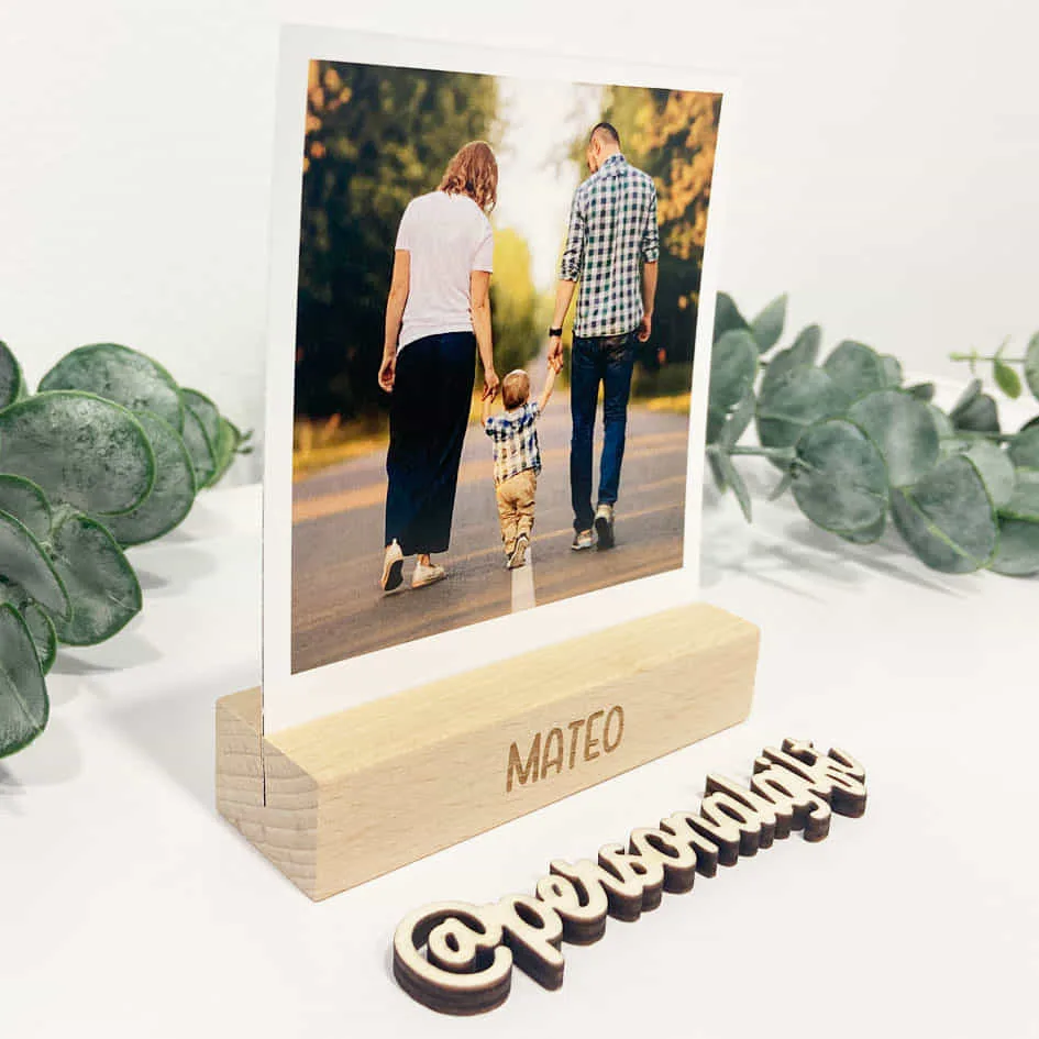 Base de fotos de madera nombre - Imagen 2