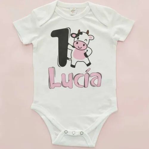 Body personalizado Vaca