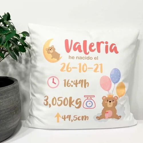 Cojín Personalizado Nacimiento