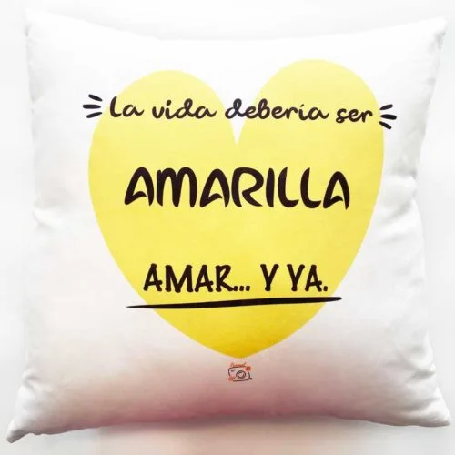 Cojín Amar y ya