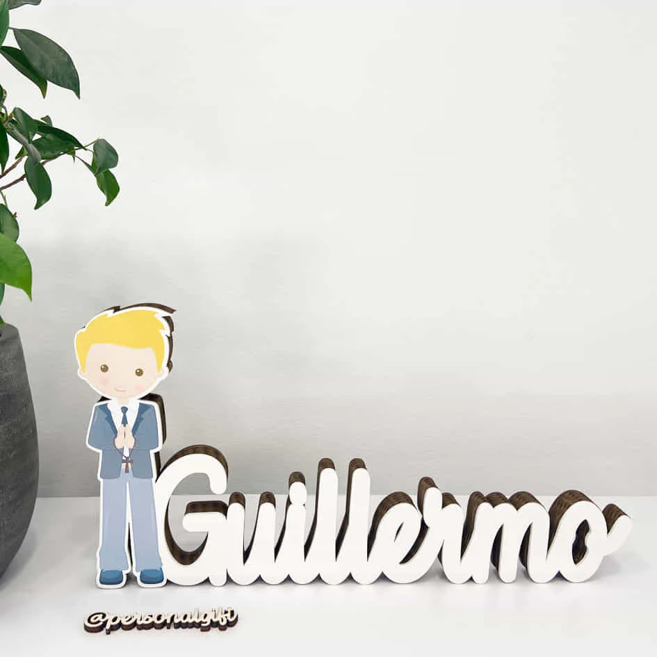Nombre de comunión con muñeco personalizado. Personal Gift Ávila