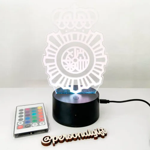 Lámpara Escudo Policía