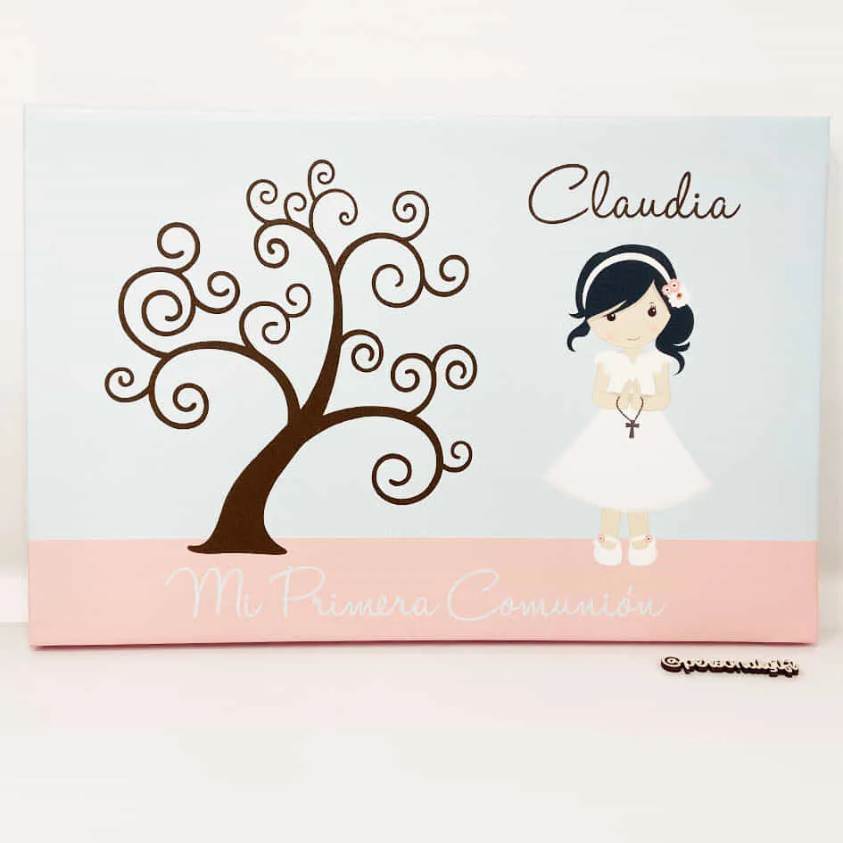 lienzo personalizado de comunion