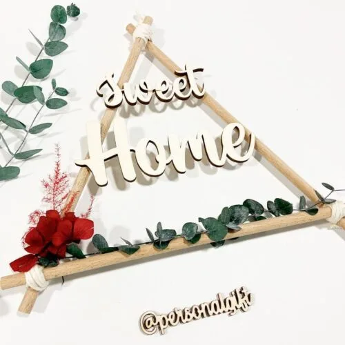 Adorno Navideño puerta sweet home