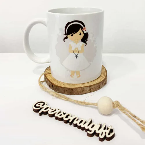 Taza niña comunión
