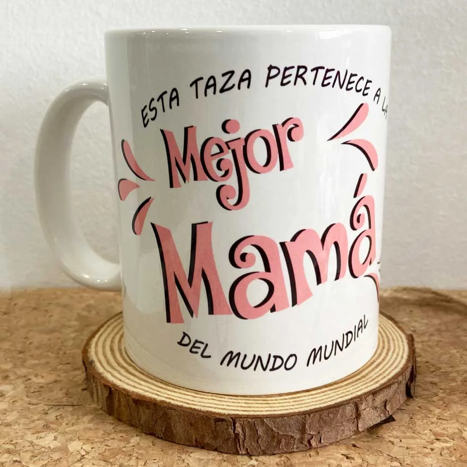 Taza personalizada para la mejor mamá. Personal Gift Ávila
