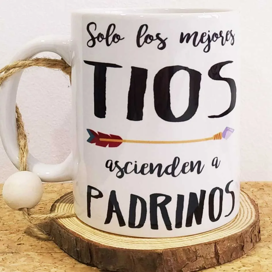 Taza personalizada padrinos. Personal Gift Ávila