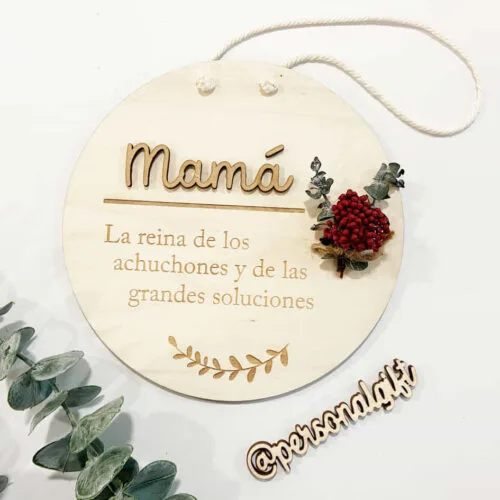 Placa Mamá Flores