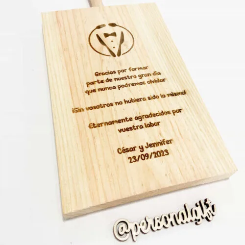 Tabla de Madera Personalizada
